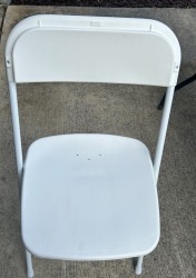 White Folding Chair